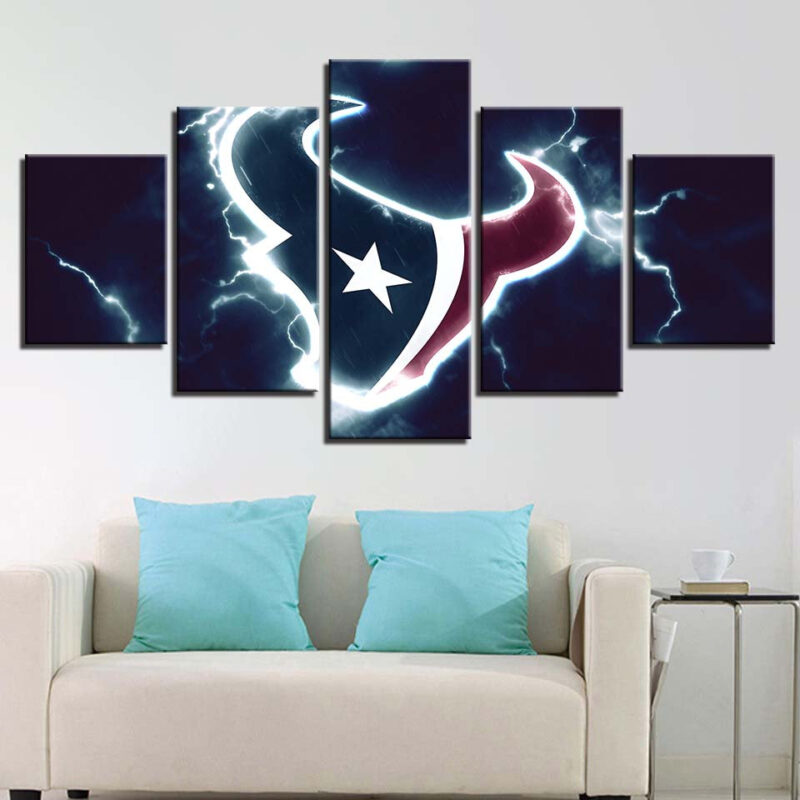 Houston Texans Sports Wall Art Canvas Print Decor