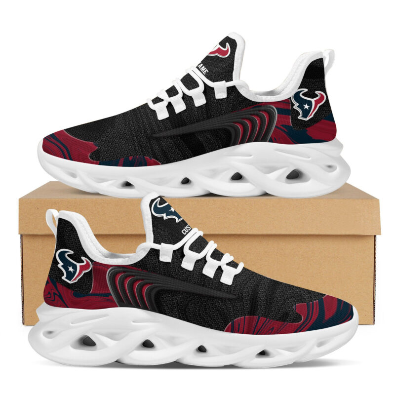Houston Texans Team Custom Personalized With Name Max Soul Sneakers Running Sports Shoes For Men Women Adults Football