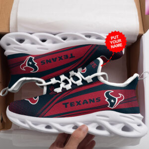 Houston Texans Custom Personalized Max Soul Sneakers Running Sports Shoes For Men Women