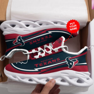 Houston Texans Custom Personalized Max Soul Sneakers Running Sports Shoes For Men Women