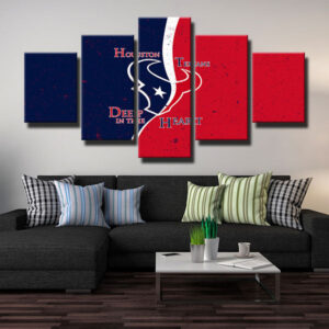 Houston Texans Red And Blue Emblem