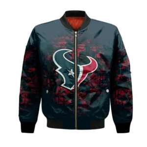 Houston Texans Bomber Jacket Camouflage Vintage - NFL - Bluefink