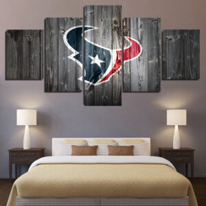 Houston Texans 5 Piece Canvas Art Wall Decor - Canvas Prints Artwork