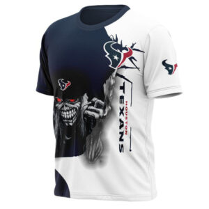 Iron Maiden Houston Texans T shirt For Men