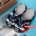 Houston Texans Crocs Clog Custom Name For Big Fans