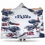 Houston Texans We Are Texans1 3D Full Printing v1 Hooded Blanket