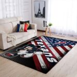 Mickey Mouse Area Rug, Houston Texans Team Logo Mickey Us Style Nice Gift Home Decor Rectangle Area Rug – Potatoke