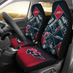 Pride Flag Houston Texans Car Seat Covers