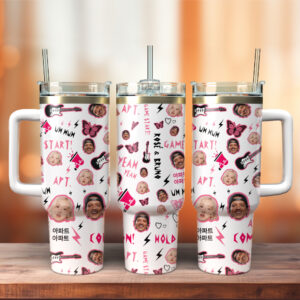 Ros√© x Bruno Mars Music Custom Stanley Quencher 40oz Stainless Steel Tumbler With Handle - Threewoofs
