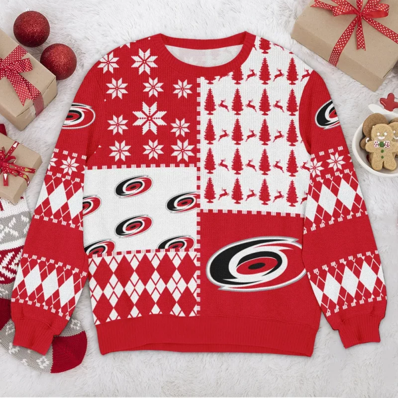 Special Release Carolina Hurricanes NHL Ugly Sweater All Over Prints Christmas Season HONHL180924SW10