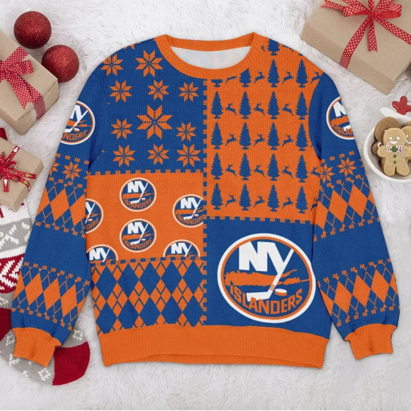 Special Release New York Islanders NHL Ugly Sweater All Over Prints Christmas Season HONHL180924SW12