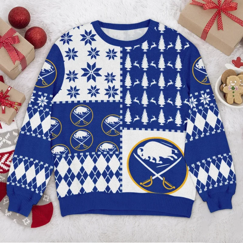 Special Release Buffalo Sabres NHL Ugly Sweater All Over Prints Christmas Season HONHL180924SW2