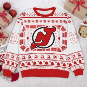 Special Release New Jersey Devils NHL Ugly Sweater All Over Prints Christmas Season QTNHLVA160924A111