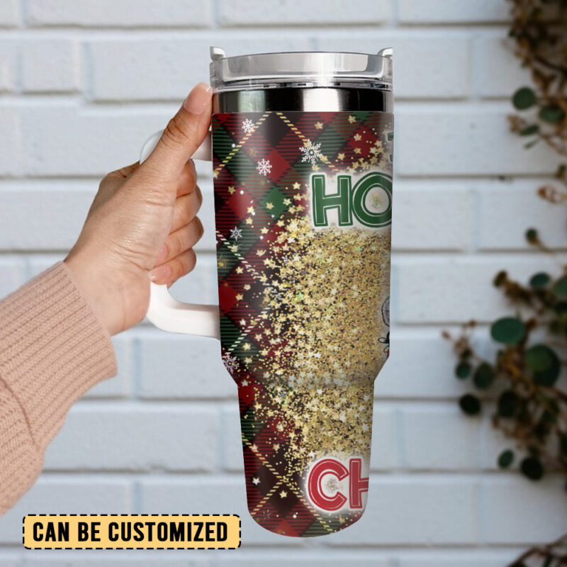 Donald Trump I Will Be Home For Christmas Custom Stanley Quencher 40oz Stainless Steel Tumbler With Handle - Threewoofs - Image 2