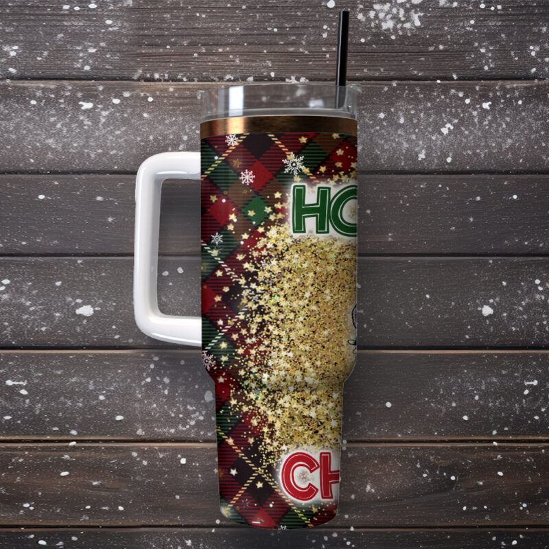 Donald Trump I Will Be Home For Christmas Custom Stanley Quencher 40oz Stainless Steel Tumbler With Handle - Threewoofs - Image 3