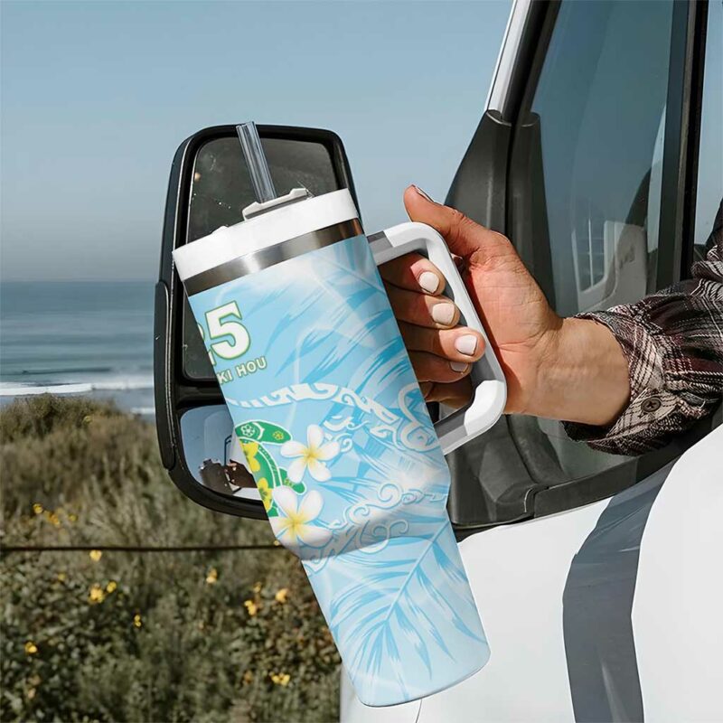 2025 Aloha Hawaii Tropical Flowers And Honu Custom Stanley Quencher 40oz Stainless Steel Tumbler With Handle - Threewoofs - Image 7