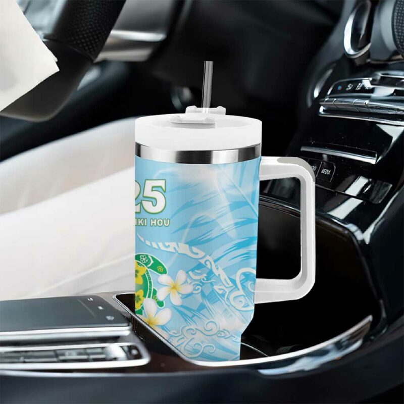 2025 Aloha Hawaii Tropical Flowers And Honu Custom Stanley Quencher 40oz Stainless Steel Tumbler With Handle - Threewoofs - Image 8