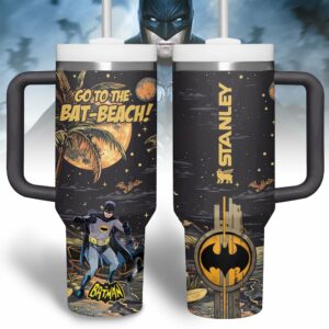 Batman Movies Custom Stanley Quencher 40oz Stainless Steel Tumbler With Handle - Threewoofs