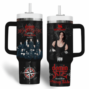 Stray Kids Music Custom Stanley Quencher 40oz Stainless Steel Tumbler With Handle - Threewoofs