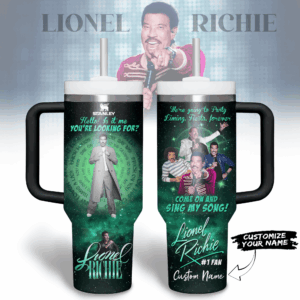 Lionel Richie Music Custom Stanley Quencher 40oz Stainless Steel Tumbler With Handle - Threewoofs