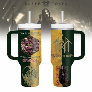 Sleep Token Music Custom Stanley Quencher 40oz Stainless Steel Tumbler With Handle - Threewoofs