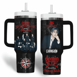 Stray Kids Music Custom Stanley Quencher 40oz Stainless Steel Tumbler With Handle - Threewoofs