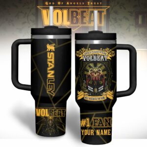 Volbeat Band Music Custom Stanley Quencher 40oz Stainless Steel Tumbler With Handle - Threewoofs