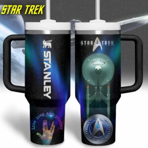 Star Trek Movies Custom Stanley Quencher 40oz Stainless Steel Tumbler With Handle - Threewoofs