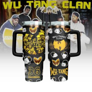 Wu-Tang Clan Music Custom Stanley Quencher 40oz Stainless Steel Tumbler With Handle - Threewoofs