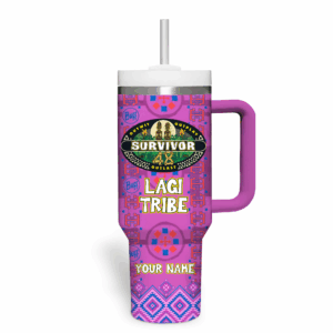 Survivor Games  Custom Stanley Quencher 40oz Stainless Steel Tumbler With Handle - Threewoofs