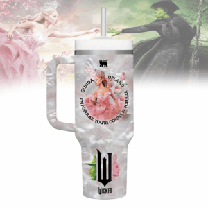 Wicked Movies Custom Stanley Quencher 40oz Stainless Steel Tumbler With Handle - Threewoofs
