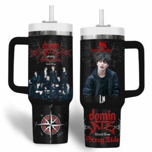 Stray Kids Music Custom Stanley Quencher 40oz Stainless Steel Tumbler With Handle - Threewoofs