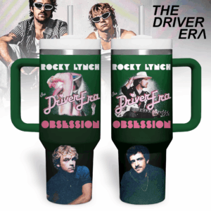 The Driver Era Music Custom Stanley Quencher 40oz Stainless Steel Tumbler With Handle - Threewoofs