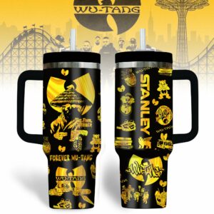 Wu-Tang Clan Music Custom Stanley Quencher 40oz Stainless Steel Tumbler With Handle - Threewoofs