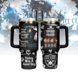 Ice Cube Music Custom Stanley Quencher 40oz Stainless Steel Tumbler With Handle - Threewoofs