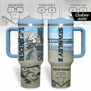 Descendents Music Custom Stanley Quencher 40oz Stainless Steel Tumbler With Handle - Threewoofs