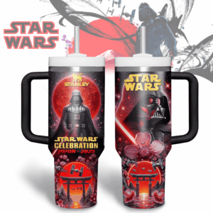 Star Wars Movies Custom Stanley Quencher 40oz Stainless Steel Tumbler With Handle - Threewoofs