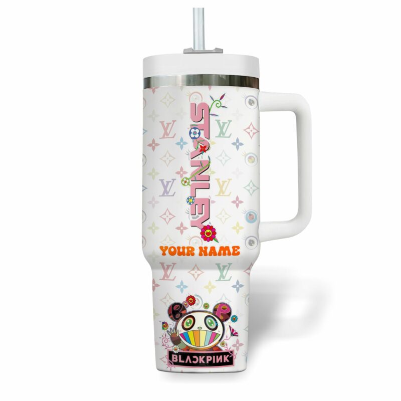 Blackpink Music Custom Stanley Quencher 40oz Stainless Steel Tumbler With Handle - Threewoofs - Image 2