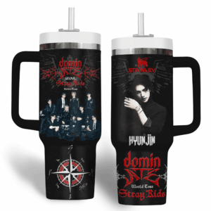 Stray Kids Music Custom Stanley Quencher 40oz Stainless Steel Tumbler With Handle - Threewoofs