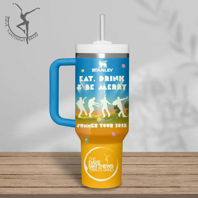 Dave Matthews Music Custom Stanley Quencher 40oz Stainless Steel Tumbler With Handle - Threewoofs - Image 4