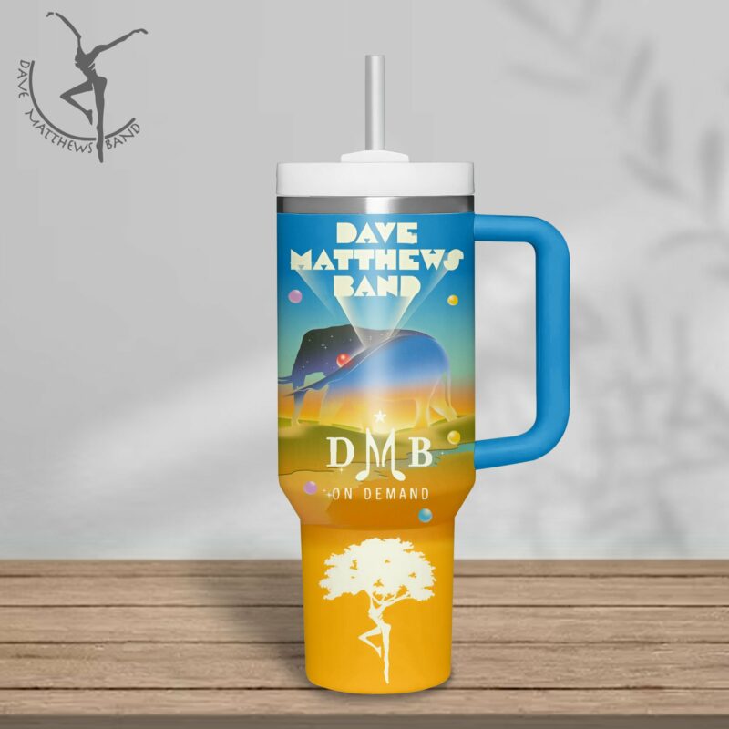 Dave Matthews Music Custom Stanley Quencher 40oz Stainless Steel Tumbler With Handle - Threewoofs - Image 3