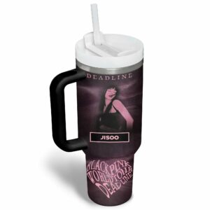 Blackpink Music Custom Stanley Quencher 40oz Stainless Steel Tumbler With Handle - Threewoofs