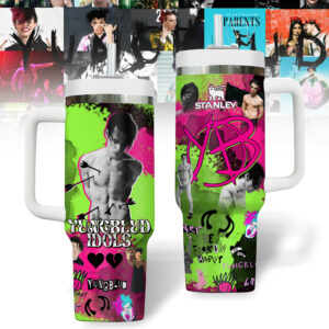 Yungblud Music Custom Stanley Quencher 40oz Stainless Steel Tumbler With Handle - Threewoofs