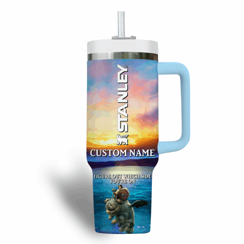 How to Train Your Dragon Movies Custom Stanley Quencher 40oz Stainless Steel Tumbler With Handle - Threewoofs - Image 4