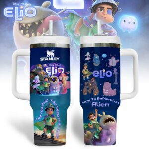 Elio Cartoon Custom Stanley Quencher 40oz Stainless Steel Tumbler With Handle - Threewoofs