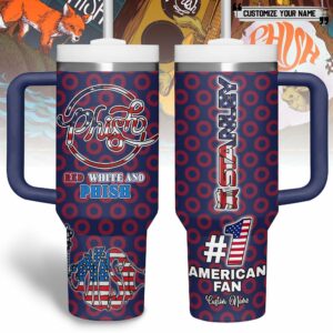 Phish Music Custom Stanley Quencher 40oz Stainless Steel Tumbler With Handle - Threewoofs
