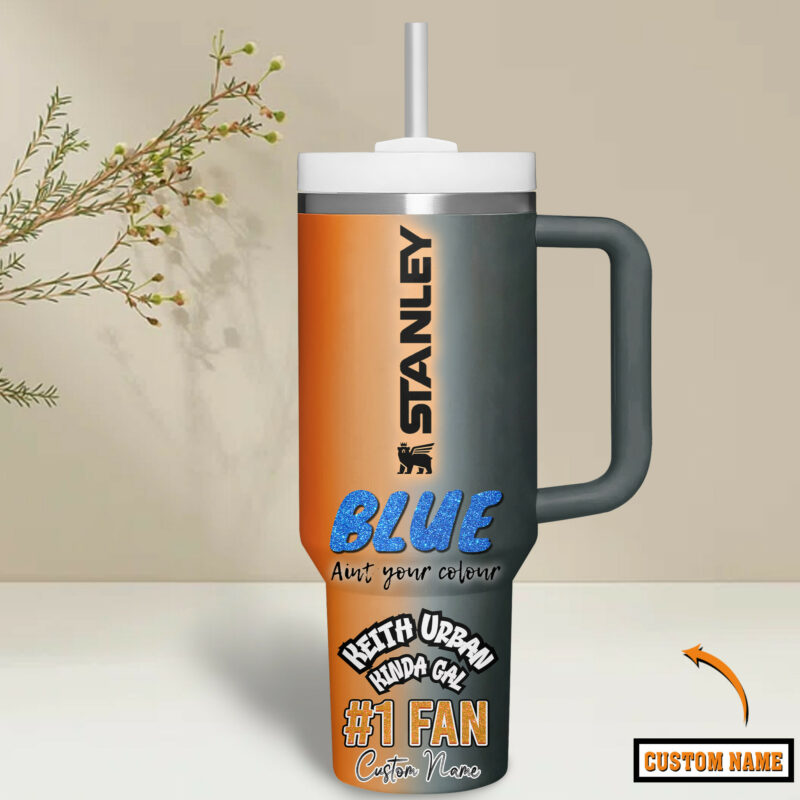 Keith Urban Music Custom Stanley Quencher 40oz Stainless Steel Tumbler With Handle - Threewoofs - Image 5