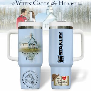 When Calls the Heart TV Series Custom Stanley Quencher 40oz Stainless Steel Tumbler With Handle - Threewoofs