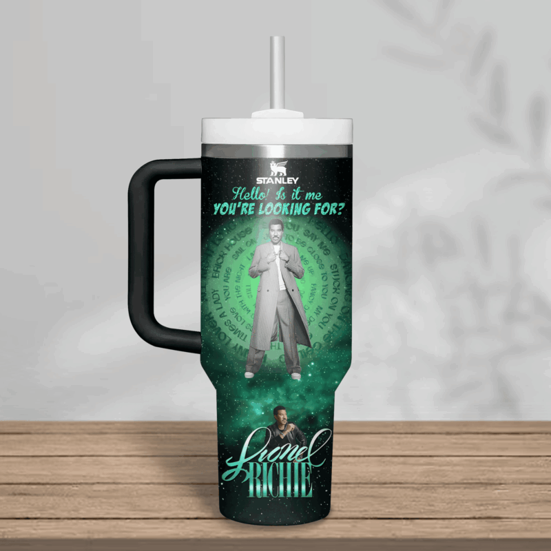 Lionel Richie Music Custom Stanley Quencher 40oz Stainless Steel Tumbler With Handle - Threewoofs - Image 4