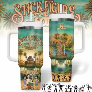 Stick Figure Band Music Custom Stanley Quencher 40oz Stainless Steel Tumbler With Handle - Threewoofs